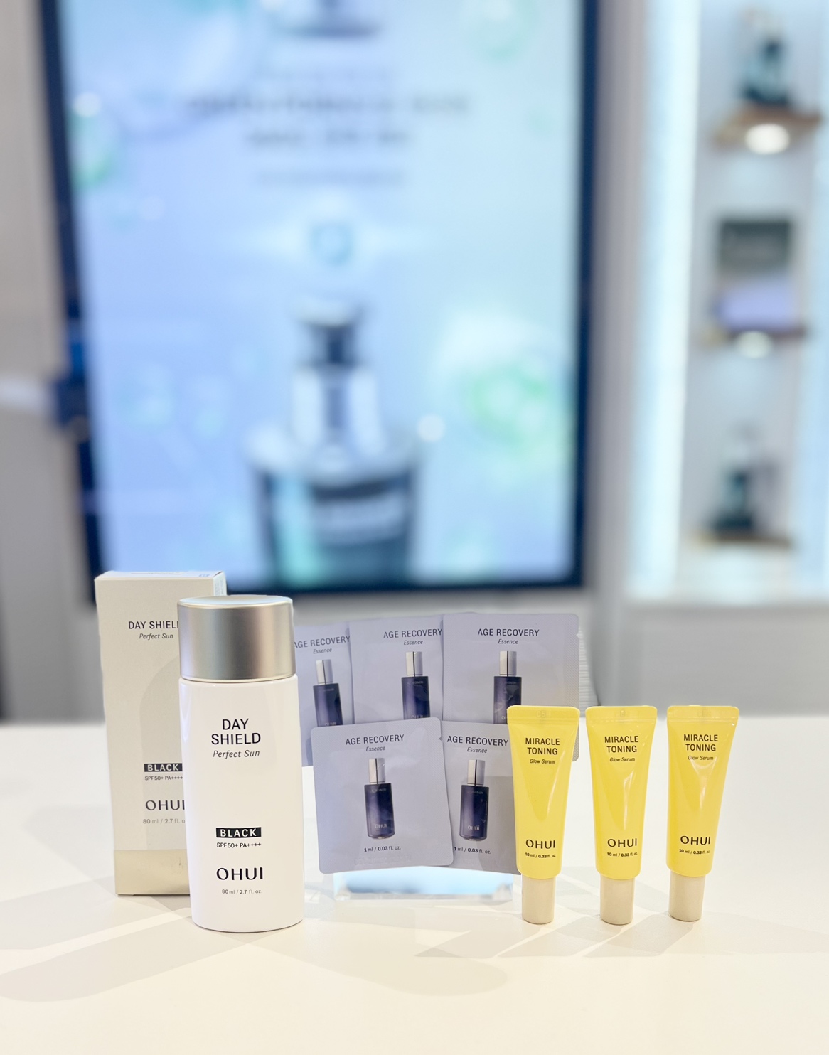 [003] 오휘 데이쉴드 퍼펙트 선 블랙 80ml(SPF50+), 1개