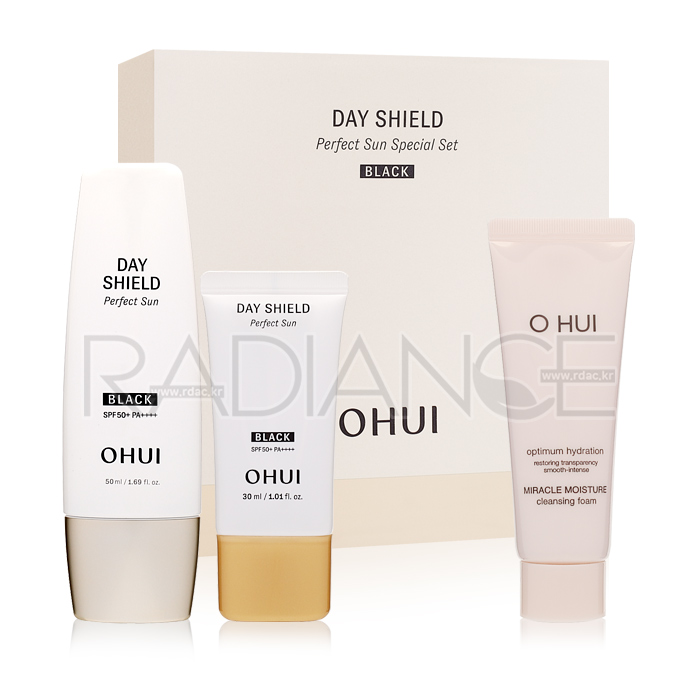 [003] 오휘 데이쉴드 퍼펙트 선 블랙 80ml(SPF50+), 1개