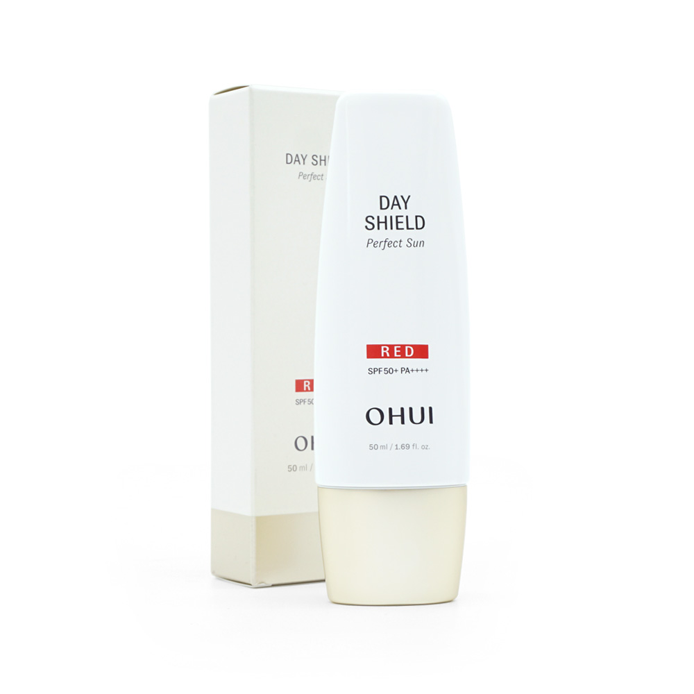 [020] 오휘 데이쉴드 퍼펙트 선  레드 50ml 홍조 커버 선크림